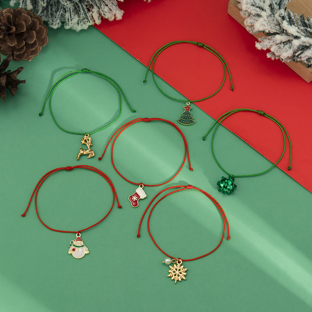 Creative Christmas Element Bracelet