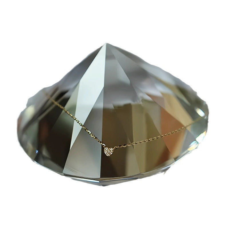 925 Silver Tiny Heart - Shaped Necklace