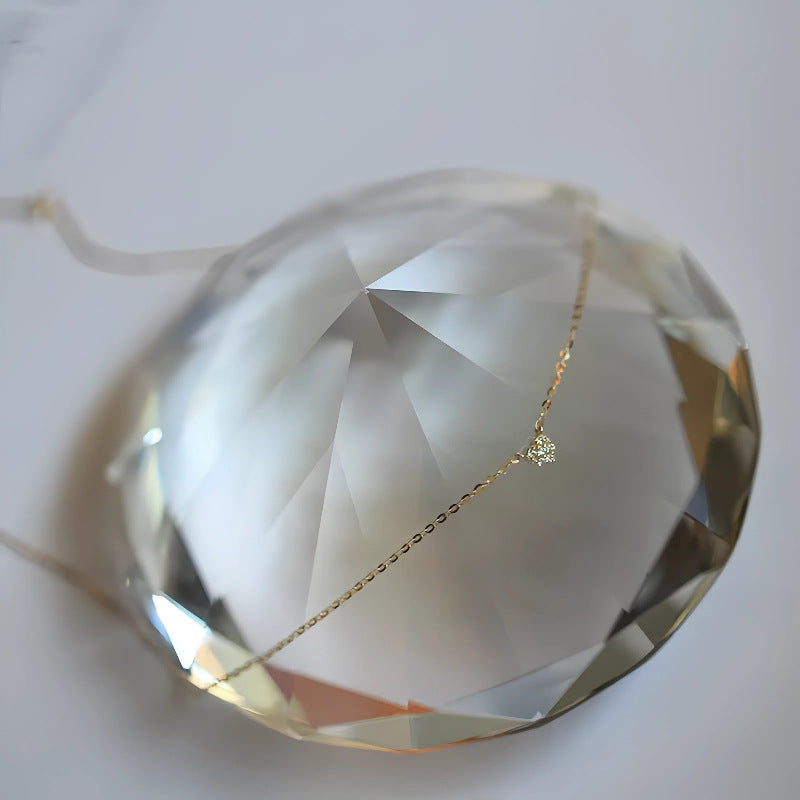 925 Silver Tiny Heart - Shaped Necklace