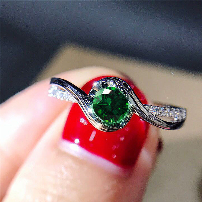 Creative Women's Zircon Engagement Ring