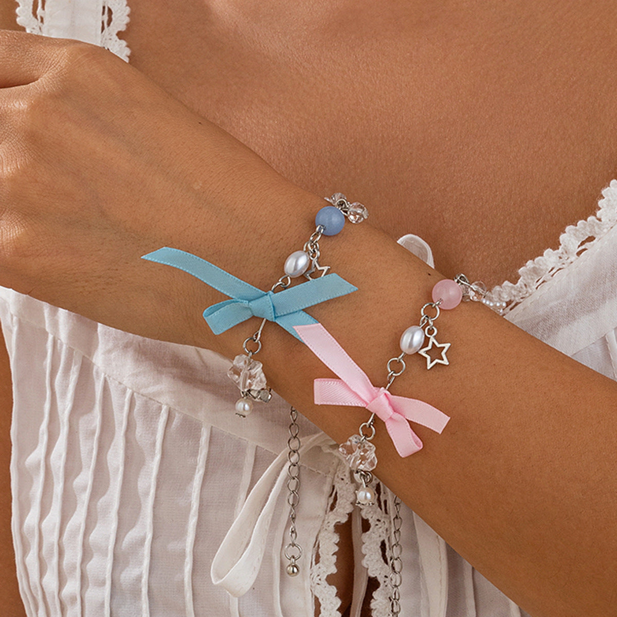 Small Fresh Butterfly Pearl Bracelet