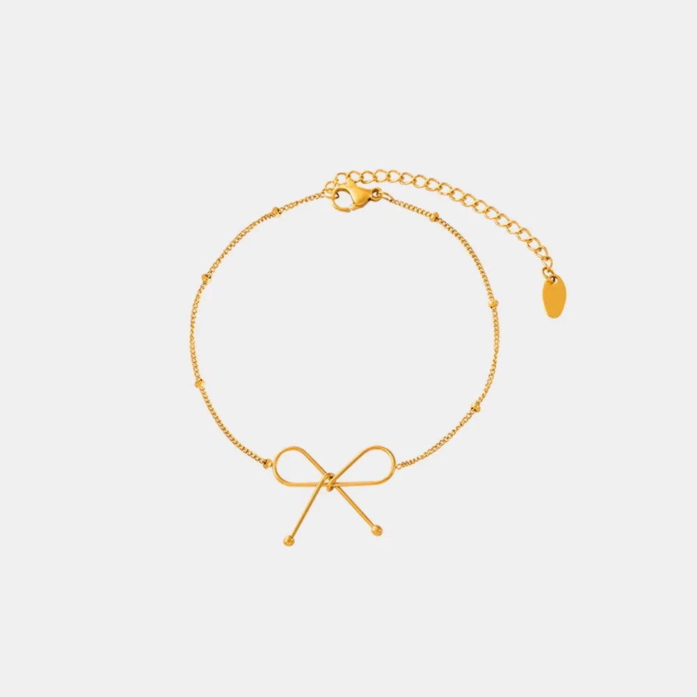 Imported Titanium Steel Bow Bracelet