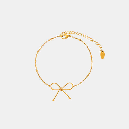 Imported Titanium Steel Bow Bracelet