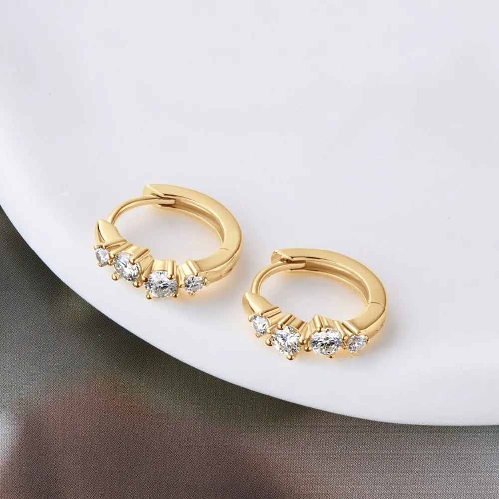Sparkling Moissanite Sterling Silver Ear Cuff