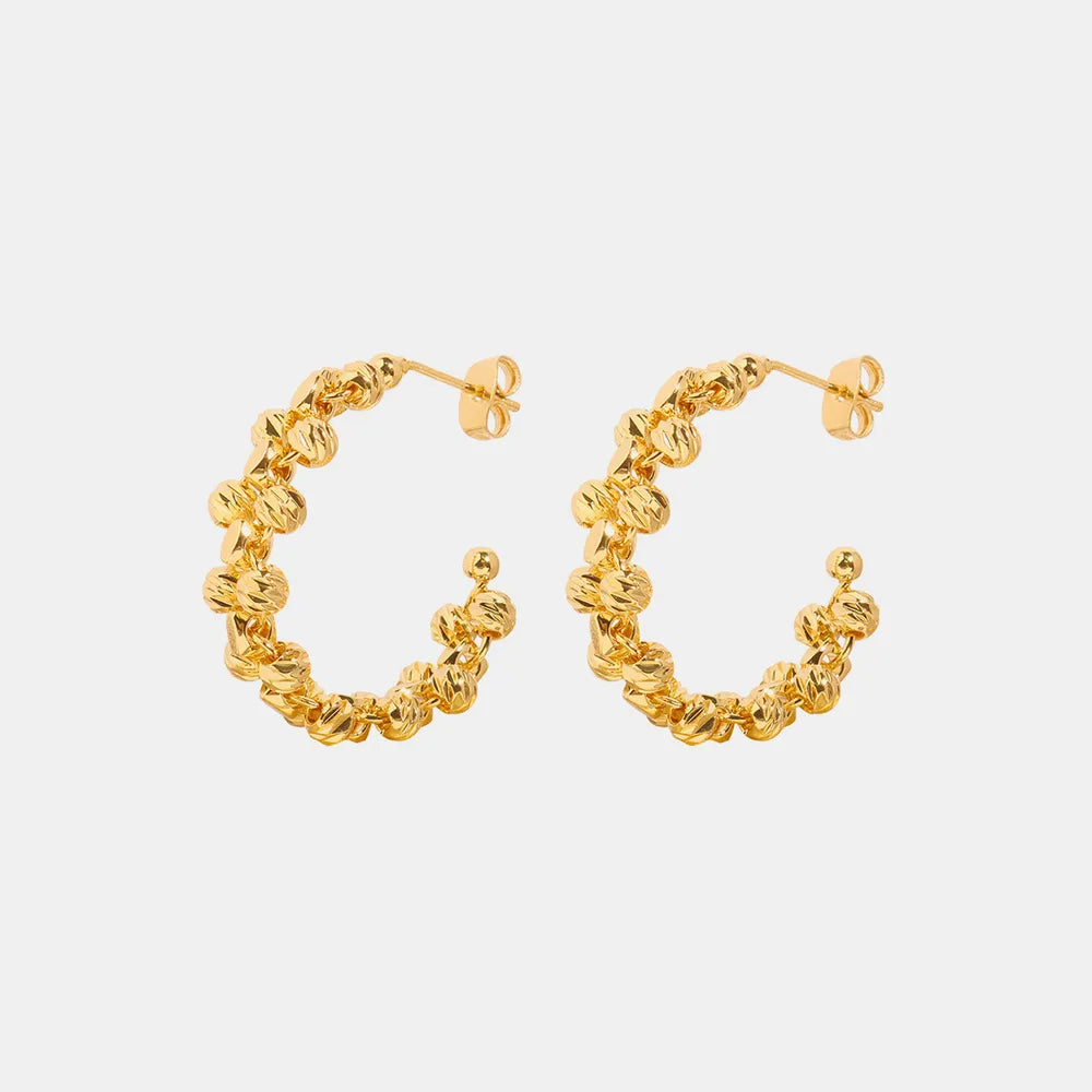 Imported Exquisite Copper Golden Earrings
