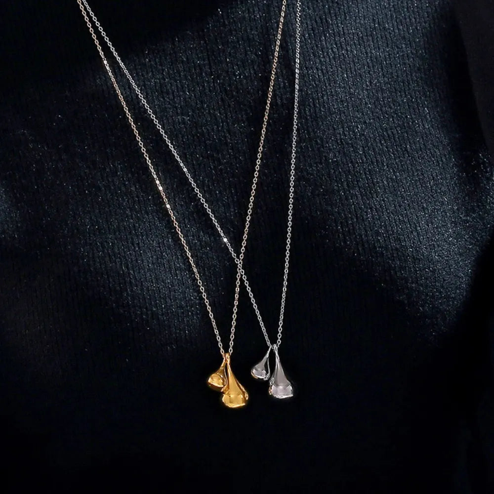 Stainless Steel Gold-Plated Sweater Chain Jewelry
