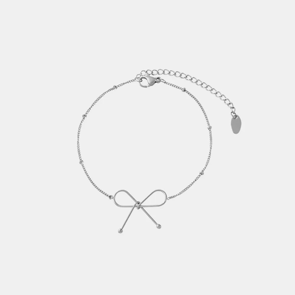 Imported Titanium Steel Bow Bracelet