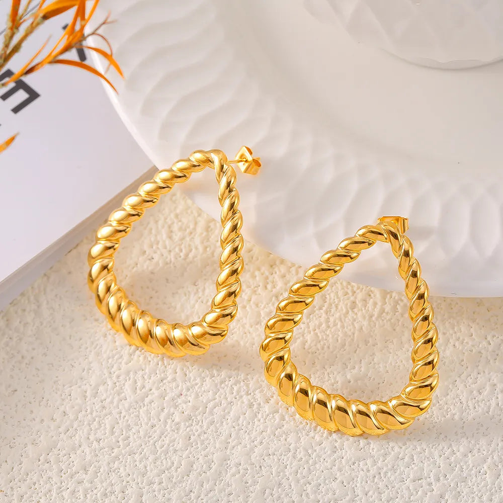 Textured Teardrop Earrings with Personalized Style