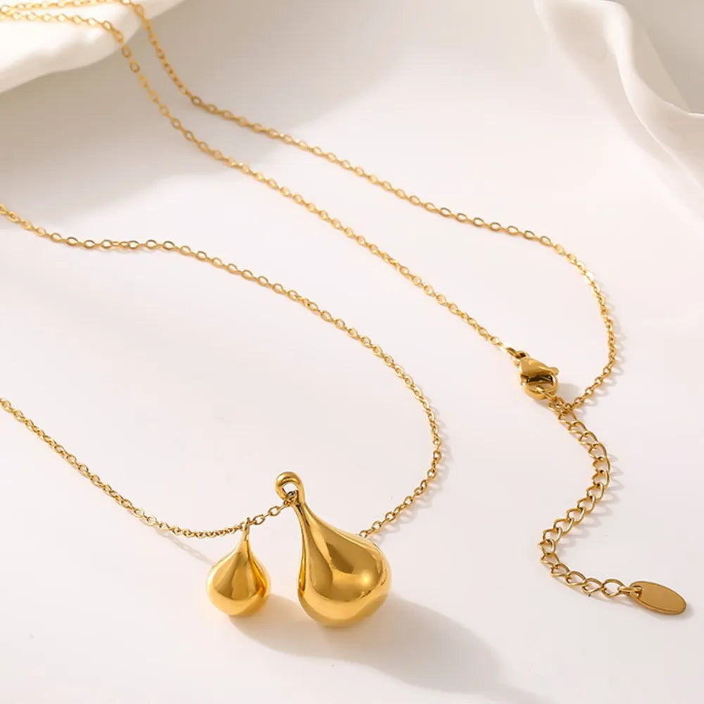 Stainless Steel Gold-Plated Sweater Chain Jewelry