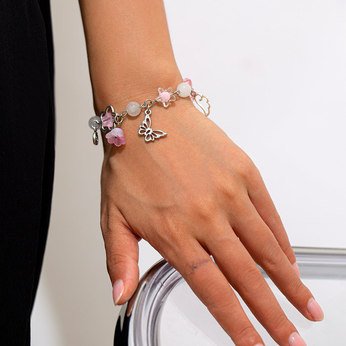 Small Fresh Butterfly Pearl Bracelet