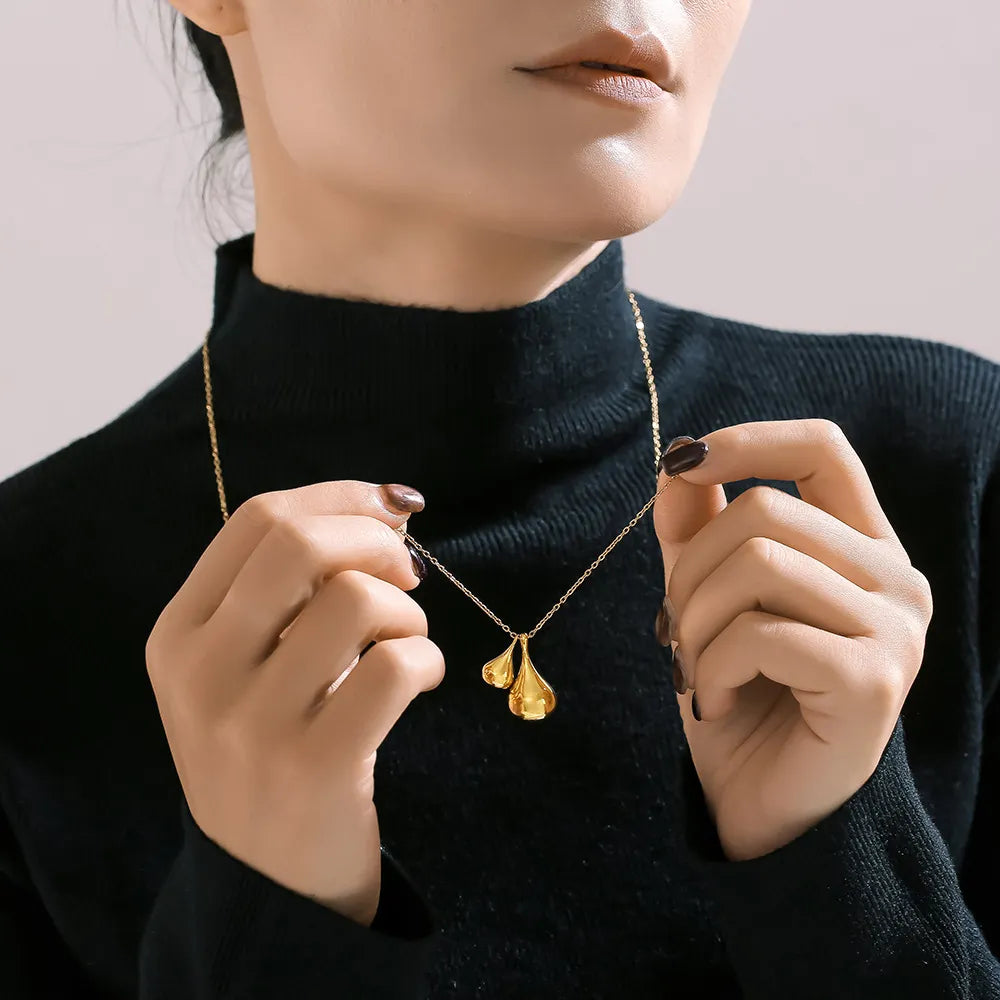 Stainless Steel Gold-Plated Sweater Chain Jewelry
