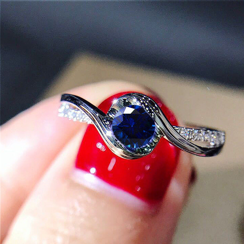 Creative Women's Zircon Engagement Ring