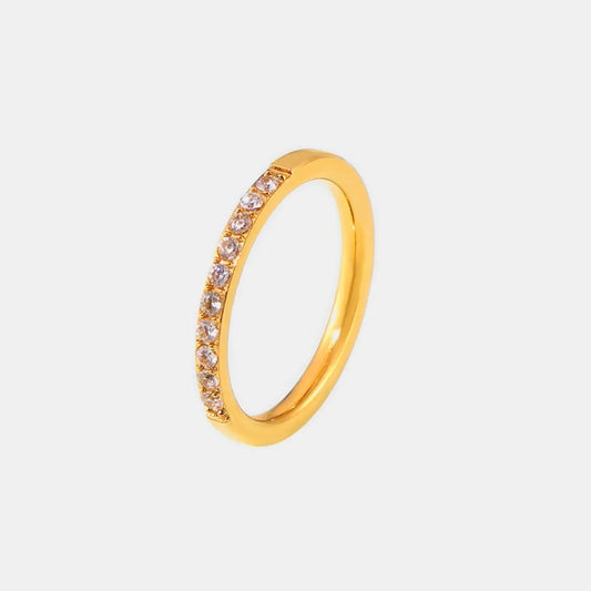 Stackable thin - ring finger rings for Women