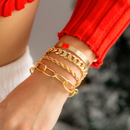 Cool Christmas  Metal Bracelet
