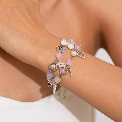 Small Fresh Butterfly Pearl Bracelet