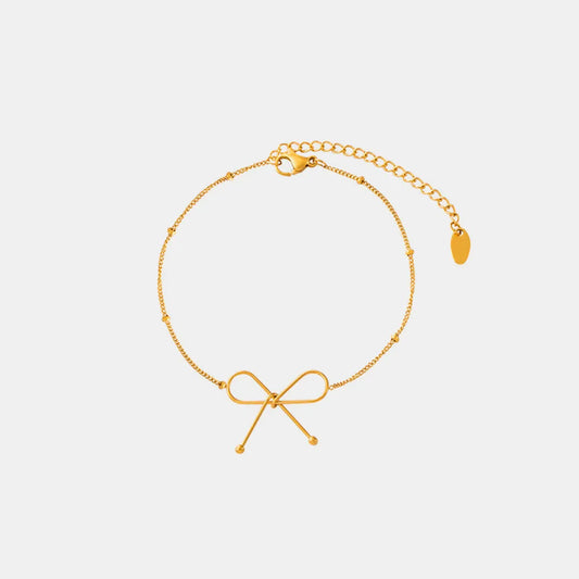 Imported  Titanium Steel Bow Bracelet