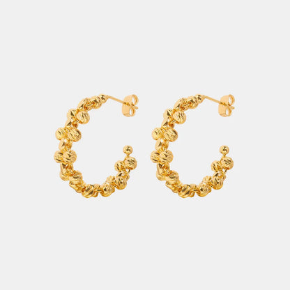 Imported Exquisite Copper Golden Earrings