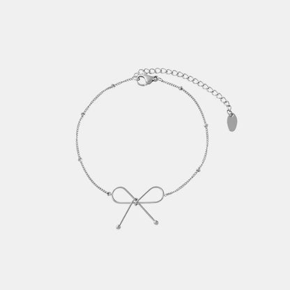 Imported  Titanium Steel Bow Bracelet