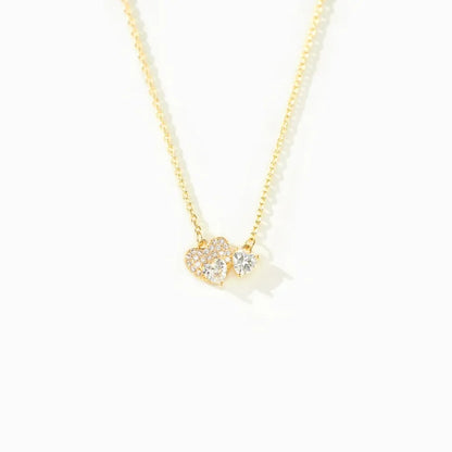 925 Sterling Silver Heart-Shaped Pendant Necklace
