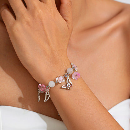 Small Fresh Butterfly Pearl Bracelet