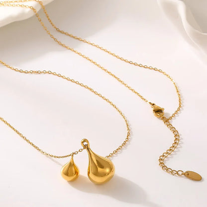 Stainless Steel Gold-Plated Sweater Chain Jewelry